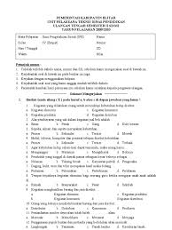 Soal ips kelas 6 semester 2 kurikulum 2013 revisi 2018. Soal Pelajaran Ips Kelas 4 Semester 2 Tahun 2019 Masnurul