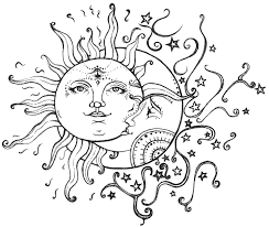 Sun And Moon Shirt Boho Wall Art Decal Wall Art Bohemian Art