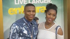 Westbrook and earl met when they both played basketball at ucla. Russell Westbrook Nina Earl Entourage Los Angeles Premiere Youtube