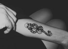 Death Eater Harry Potter Tattoos Harry Potter Snake Death Eater Tattoo