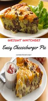 Bisquick Recipes With Ground Beef Easy Cheeseburger Pie Weight Watcher Ground Beef Recipe Ground Beef Recipes Healthy Ground Beef Recipes For Dinner