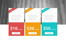 Pricing Card Design Web Design Pricing Table Table Template