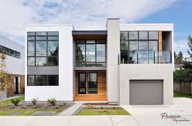 Two Story Modern House With Flat Roof Design Jpg Cool Flat Roof Design Beauty In Simplicity Definition Home Flat Roof Design Prefab Homes Modern Prefab Homes