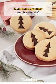 Sables Italiens Frollini Fourres Au Nutella Recette Biscuit De Noel Nutella Sables De Noel