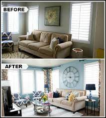 How To Re Decorate And Refresh Any Room Without Spending A Lot Of Money Living Room Makeover Living Room Makeovers Before And After Room Makeover