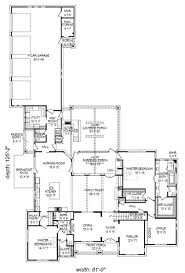 Four bedrooms house with a garage. Spacious 4 Car Garage House Plans That Wow The House Designers
