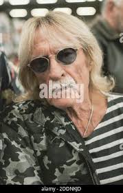 Daniel BEVILACQUA dit CHRISTOPHE, French singer posing during the Salon  Automedon, in Bourget,, France