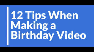 It is a quick and easy. How To Make The Best Birthday Video Youtube