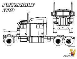 Image Result For Peterbilt Semi Truck Coloring Pages Camion De Madera Molde De Carro Camiones Peterbilt