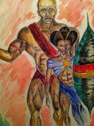 Printed on light chiffon fabric, redbubble's scarves will keep you cool in summer and stylish in winter. Warrior King And Queen Drawing By Clyde Taylor