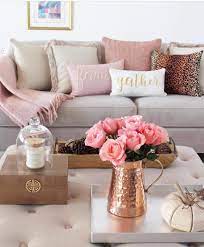 Blush pink and brown living room decor. 1 386 Likes 14 Comments Yvonne Beauty Decor Lifestyle On Instagram Beautiful Living Roo Brown Living Room Decor Pink Living Room Decor Gold Living Room