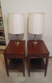 Maybe you would like to learn more about one of these? Pair Of Vintage Mersman End Tables 16x23x24 2 Lamps Anoka Moving Furniture Home Office Electronics Housewares Vintage Collectibles Garage Items K Bid