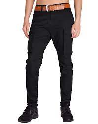 The Black Pants Are Every Wardrobe S Mvp Italy Morn Men S Black Cargo Pants With 2 Bellow Pockets Mens Smart Casual Outfits Casual Cargo Pants Cargo Pants Men