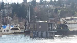 grey houseboat in the fremont cut