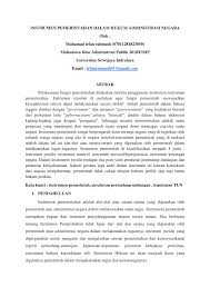 Maybe you would like to learn more about one of these? Pdf Instrumen Pemerintahan Dalam Hukum Administrasi Negara