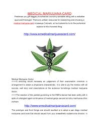 The state of colorado medical marijuana registry has undergone a few changes over the past few if you're interested in applying for a colorado medical marijuana card for the first time, check out our if you are in the industry, many places will give a discount with proof, so be sure to bring your med. Calameo Medical Marijuana Card
