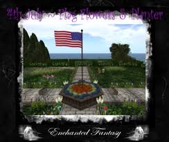 4th of july grave flowers. Second Life Marketplace 4th July American Flag Flowers Planter Super Promo Price