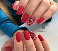 Unghii Rosii Cu Gel Red Nails Shellac Nail Polish Colors Manicure