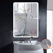 Frameless mirrors are a great addition to any bathroom or bathroom. Modern Bathroom Mirror Lcd Light Up Cosmetic Make Up Mirror Touchable Frameless Mirror Wall Mount Lighted Vanity Mirror Hwc Bath Mirrors Aliexpress