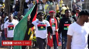 Jun 18, 2021 · the groups claimed kanu and the ipob's security outfit known as the eastern security network (esn) are behind recent numerous attacks on northern communities in the southeast. Ipob Sit Home N á»ná»‹cha Na Nnewi Ihe Igbo Kpá»¥ N á»ná»¥ Bá»¥ Mee 30 Bbc News Igbo