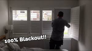 Both have fantastic features for making the most of the light in your space. 100 Blackout Bedroom Plantation Shutters Youtube