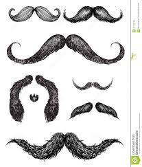 Moustache Inspiration Hande Zeichnen