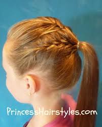 Will work with short hair, medium hair, and long hair. Gymnastics Hair French Braid Ponytail Hairstyles For Girls Princess Hairstyles