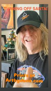 Turning off Santa!, Glossy prints at, Artbydano.com, #artlover #art  #artshows #artists #illustration #popart, #portraits #santa #fantasyart  @santaclausthemovie #rockposterart #california #funnyvideos ...