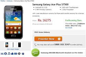 Boasting a much better 1ghz cpu when compared to its design as mentioned a little earlier, the samsung galaxy ace plus is far from being a smartphone that was designed to win accolades for its design. Samsung Galaxy Ace Plus S7500 Will Launch This Month For India Cell Phone Forums Italiano