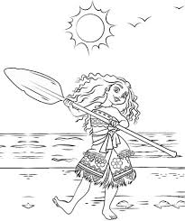 Free download and use them in you can find more coloring pages moana in our search box. Princess Moana On A Voyage Coloring Page Mitraland