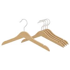 Ikea Hanga Children S Coat Hanger Natural Made Of Solid Wood Which Is A Durable And Warm Natural Mat Childrens Coat Hangers Coat Hanger Baby Coat Hangers