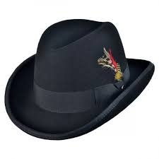 Jaxon Hats Wool Felt Homburg Hat Derby Bowler Hats Jaxon Hats Homburg Hat Hats For Men