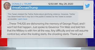 Twitter Flags Trump S Tweet For Violating Policy Against Violence Cbs News
