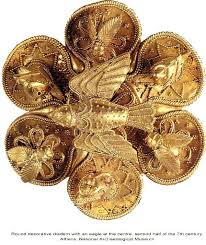 Ancient Greek Decorative Diadem After The Destruction Of The Magnificent Mycenaean Centers There Were Econ Ancient Greek Jewelry Greek Jewelry Ancient Jewelry