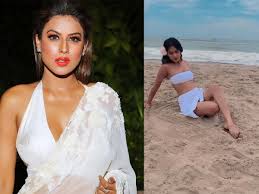She did her debut on t.v. Nia Sharma H T Video In White Bikini Tollywood