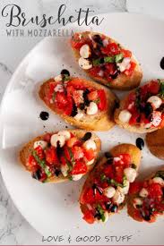 Bruschetta With Mozzarella Recipe Homemade Bruschetta Bruschetta Tomato Appetizers