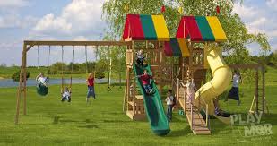 The 801 Grand Playstation Wooden Swing Set This First In Our Unlimited Tower Series Supplies Loads Of Fun F Playset Outdoor Outdoor Wooden Playsets Swing Set