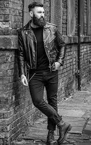 Pin By Nicolas On Blackandwhitemeninleather Tumblr Com Jackets Men Fashion Black Leather Biker Jacket Mens Clothing Styles