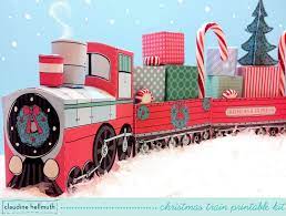 Printable Mini Christmas Train