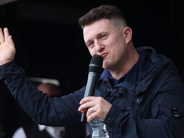 Tommy Robinson protests at BBC HQ over Panorama documentary | Tommy Robinson  | The Guardian