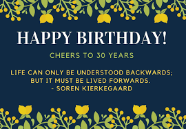 You can't have a party without a phoebe's cups and ice sign! 100 Original 30th Birthday Messages With Images Futureofworking Com
