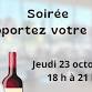 Soirée Apportez votre vin à L’Atelier Café Arts et event image