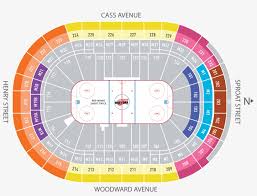 Partial Season Pricing Little Caesars Arena Seating Chart