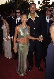 Jada pinkett smith's highest grossing movies have received a lot of accolades over the years, earning millions upon millions around the world. Jada Pinkett Smith In 1997 Midriff Ftw And With A Belly Chain Yesssss 90s Celebrity Oscar Dresses Red Carpet Dresses
