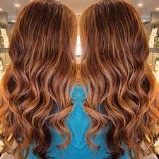 Copper Auburn Hair With Caramel Balayage Highlights Auburn Hair Hair Stylish Hair