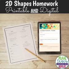 Shapes names of shapes geometry shapes for kids geometric shapes. Shape Homework Worksheets Teachers Pay Teachers