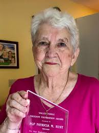 Patricia Jeanne Mundorf Rust, dedicated volunteer