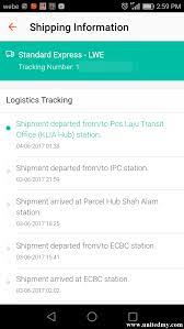 Please be advised that s.f. Shopee Tracking