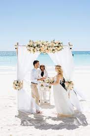 Beach Wedding Ceremony In Saona Island Dominican Republic Dominican Republic Wedding Venues Dominican Republic Wedding Wedding Beach Ceremony