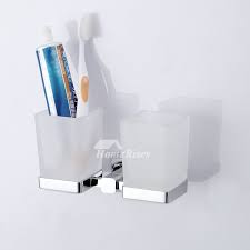 Browse series chrome toothbrush holder shopping results & compare with other online stores. Ltj Silver Toothbrush Holder Wall Mount Glass Brass Chrome Hanging Best